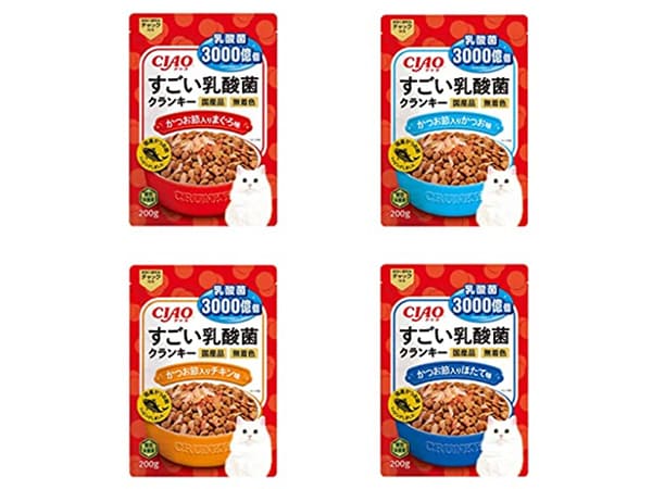 CIAOすごい乳酸菌クランキー270ｇ4種類