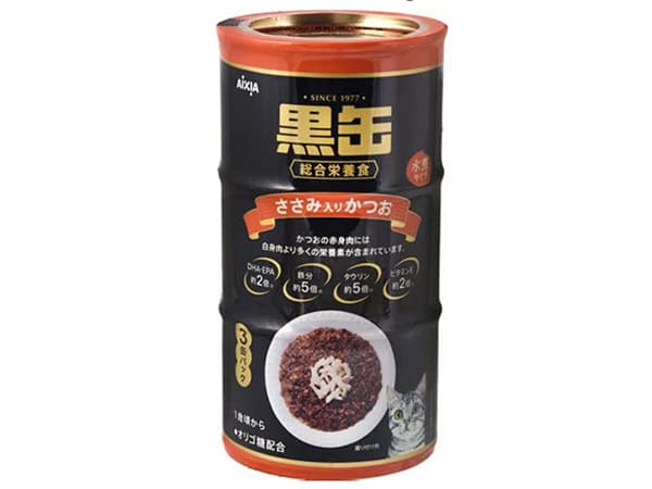 黒缶160ｇ3缶入り（ささみ／かつお）3セット