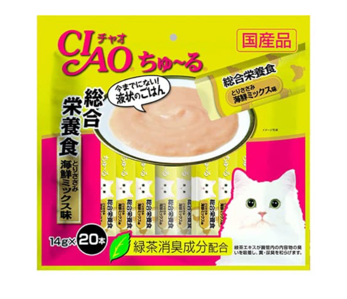CIAOちゅーる海鮮ミックス味14g20本入り